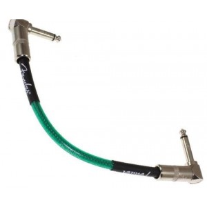 Fender cable jumper patch effect kabel efek pendek 15cm original green
